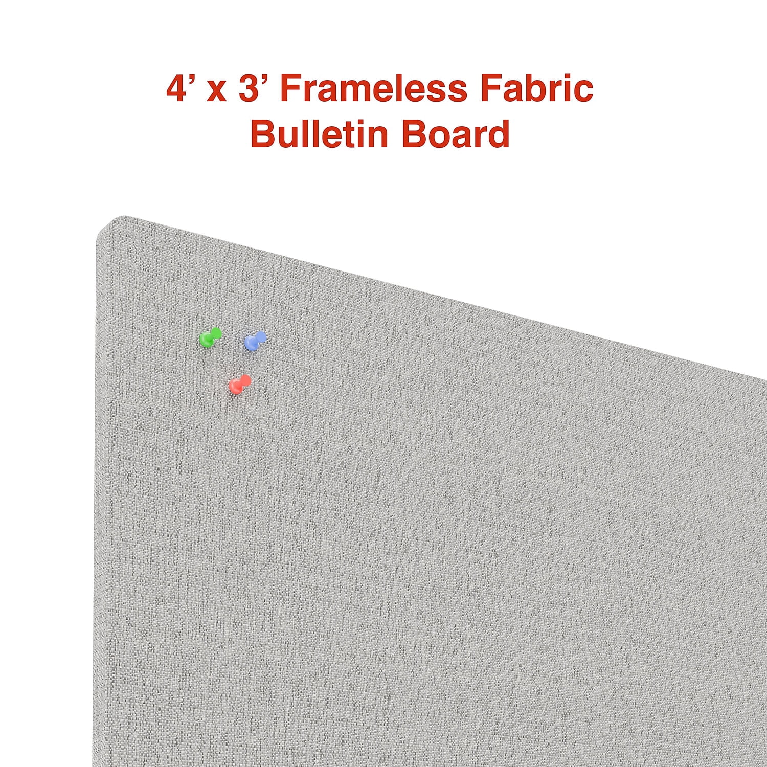 Staples Fabric Bulletin Board 4' x 3' (ST62832)