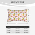 thumbnail image 4 of Sikiie Flamingo And Pineapple Print Plush Pillow Cover, Wrinkle-proof and Stain-resistant Pillow Protector without Pillow Core, Home Decoration-16"x24", 4 of 6