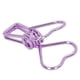 thumbnail image 1 of 100 Pcs Binder Clips Hollow Heart Shape Strong Clamping Force Metal Small Binder Clips for Office Documents Purple, 1 of 3