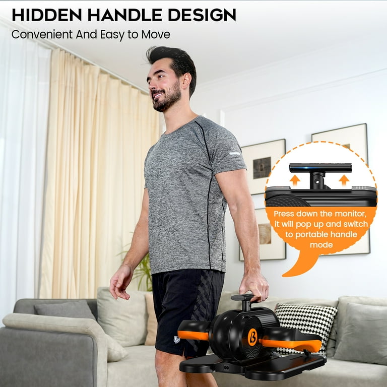 Pooboo Under Desk Elliptical Machine, Pre-Assembled, Electric