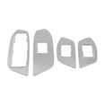 thumbnail image 1 of Cubierta del panel de interruptores de elevación de ventanas para Chevrolet Equinox 2018-2023, tono plateado, 1 of 6