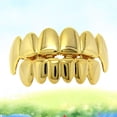 thumbnail image 5 of TOXMENT Gold Teeth Hip Hop Grills for Men/Women - Rapper Costume/Cosplay, 5 of 8