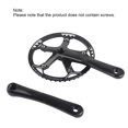 thumbnail image 4 of Meijun Bike Crankset 170mm Bicycle Chainwheel Chain Ring Set 45T 47T (black 45T), 4 of 4