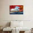 thumbnail image 2 of Elephant Stock Mount Fuji Autumn Wall Art - Horizontal Canvas Wall Art - Living Room Wall Decor - Nature Canvas - Red And Blue Decor - 30" x 20", 2 of 8