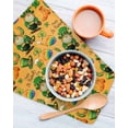 thumbnail image 3 of Saint Patrick's Day Kitchen Dish Towels for Drying Dishes Set of 2, Orange Gnomes Hat Boot Rainbow Clovers Waffle Weave Microfiber Hand Tea Bathroom Towels Quick Dry & Absorbent Towel 12x12, 3 of 7
