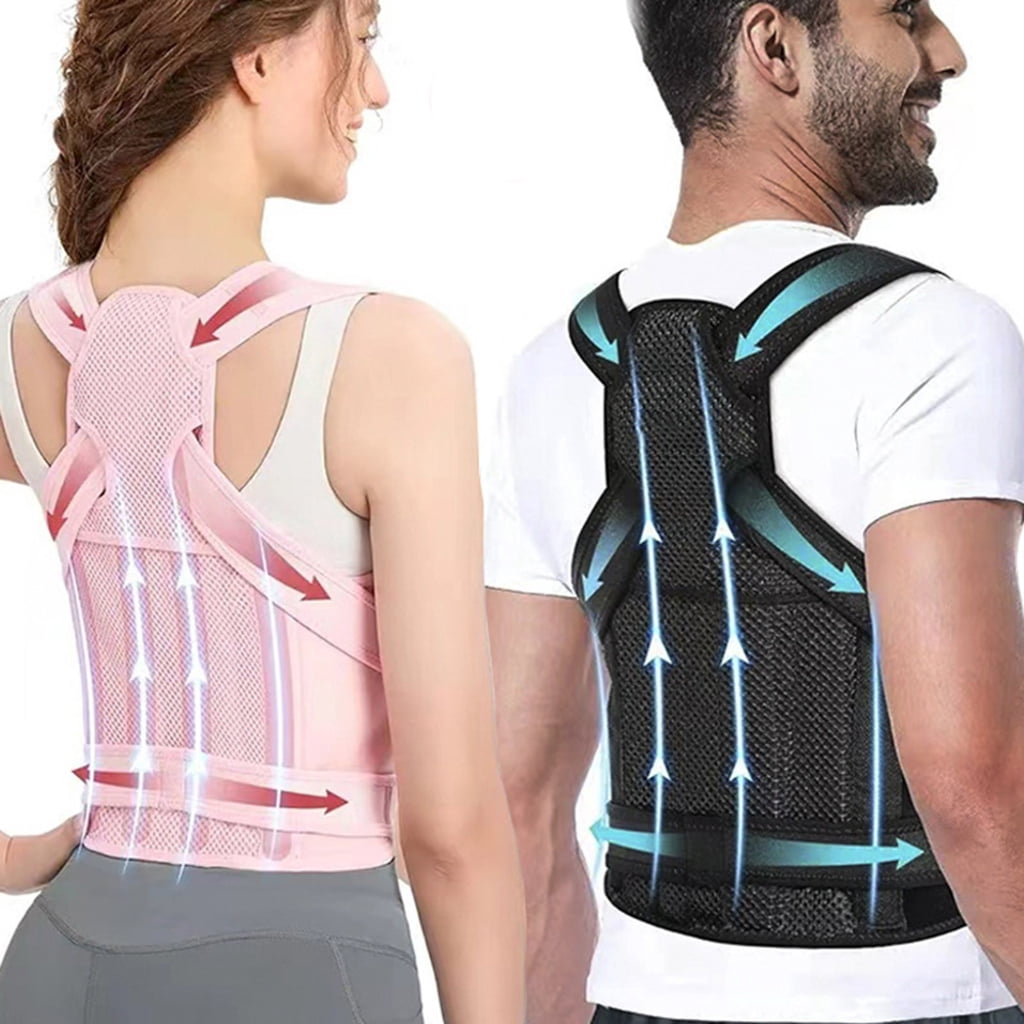 KCAHPAN Practical Back Brace for Posture Improvement and Alleviation Adjustable