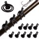 thumbnail image 5 of 10 Uds. Anzuelo de pesca para señuelos de caña de pescar soportes de seguridad (negro), 5 of 6