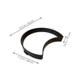 thumbnail image 2 of BESTYASH 2Pcs Garden Pathway Concrete Mold Black ABS Plastic For Stepping Stone Creation, 2 of 8