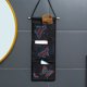 thumbnail image 4 of Cuadros Decorativos Bolsa de almacenamiento para colgar en la pared con pintura de mariposa y diamantes, 3 bolsillos, color negro (AA991) Likrtyny embutido en tela, 4 of 7