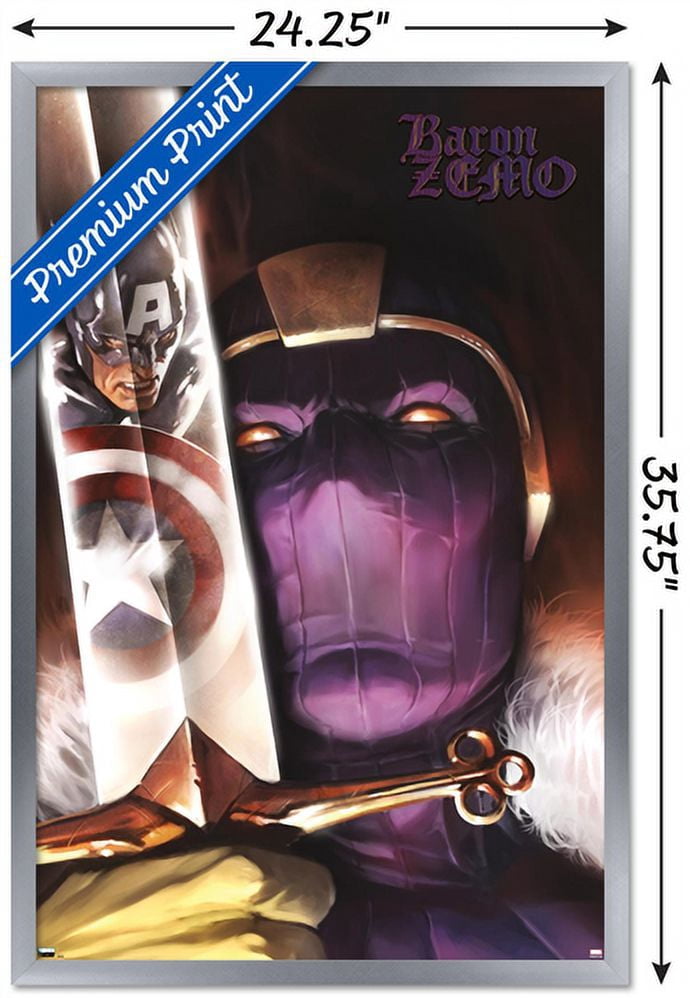 Marvel - Baron Zemo - Captain America #606 Wall Poster, 22.375" x 34", Framed