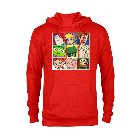 Disney Pixar Toy Story Cast Character Grid T-Shirt - Pullover Hoodie for Adults - Customized-Red Heather