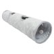 thumbnail image 1 of Túnel plegable para gatos, nido de tela de ante, juguete para gatos, cama para gatitos, cachorros y conejos, talla L, gris., 1 of 6