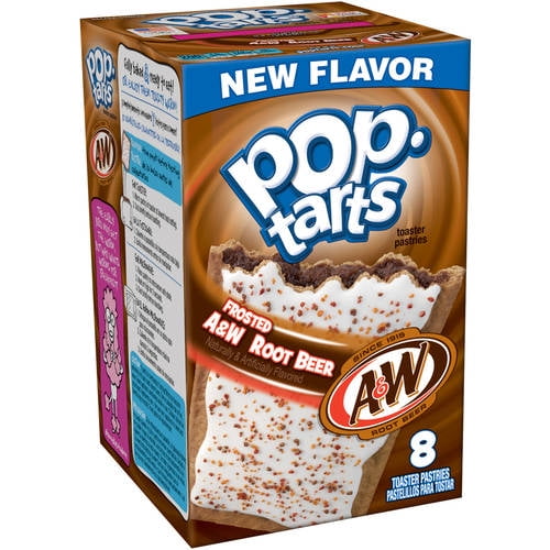 Kellogg's Pop-Tarts Frosted A&W Root Beer Toaster Pastries, 8ct 14.1oz by Kellogg Sales Co.