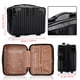 thumbnail image 3 of Funda de viaje BSTKEY portátil rígida para cosméticos, color negro, 30 x 15 x 24 cm, 3 of 9