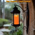 thumbnail image 4 of Vela LED sin llama de Lamp AVEKI, 7,5 x 15 cm, color naranja, 2 unidades, 4 of 7