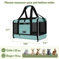 thumbnail image 2 of Transportadora para gatos GAPZER aprobada por TSA, ventilada y blanda, 46 x 28 x 28 cm, 2 of 9