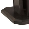 thumbnail image 3 of Saltoro Sherpi Contemporary Glass Top Dining Table with Flared Pedestal Base, Dark Gray, 3 of 3