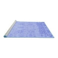 thumbnail image 2 of Ahgly Company Machine Washable Indoor Round Oriental Blue Traditional Area Rugs, 3' Round, 2 of 4