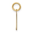 thumbnail image 2 of 14K Yellow Gold Upper Case Letter M Initial Charm Pendant, 2 of 4