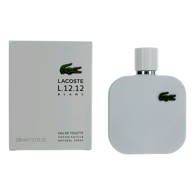Pelagic hvidløg Ny mening Lacoste L.12.12 White Blanc by Lacoste, 3.3 oz Eau de Toilette Spray for  Men - Walmart.com