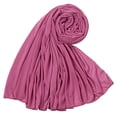 thumbnail image 2 of Lumtrix Long Scarf for Women Thin Soft Breathable Wraps Shawl Lightweight Solid Color Cover Up Purple Pink, 2 of 4
