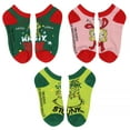 thumbnail image 4 of Dr. Seuss The Grinch Boys' Socks Cindy Lou Who Max Grinch Kids Character Low Cut Ankle No Show Socks 6 Pairs, 4 of 8