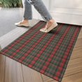thumbnail image 4 of Red Green Checkerboard Red Pattern Indoor Door Mat 17"x30", Washable Non-Slip Decorative Rug for Entrance, Kitchen, Bathroom, 4 of 6