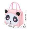 thumbnail image 2 of KQJQS Reusable Insulated Panda Lunch Tote Bag - Thermal Lunch Box for Office Workers, Nurses, and White Collar Professionals (Panda Design), 2 of 4