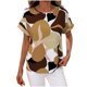 thumbnail image 1 of Tank Tops para las Mujeres, de Moda Impreso de Manga Corta Cuello Redondo Casual Top Hecho de Poliéster Suave para el Uso Diario de Verano, Tank Tops Largas para las Mujeres, 1 of 4