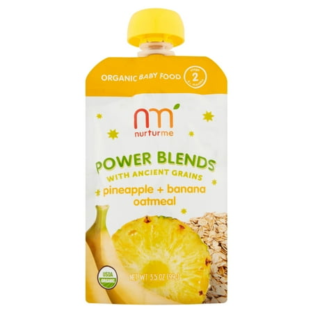 Nurturme Blend Pnapl Banana Oatml,3.5 Oz (Pack Of 6)