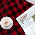thumbnail image 7 of PAVILIA Buffalo Plaid Sherpa Blanket Queen | Fuzzy Red Black Checkered Flannel Fleece Blanket for Couch Bed | Fluffy Warm Soft Christmas Plush Microfiber Blanket | 90x90, 7 of 7