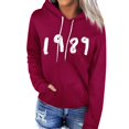 thumbnail image 5 of PENGXIANG Femmes Mode Quotidienne Polyvalent Casual Sweat-Shirt Col Rond Quotidien Manches Longues Patchwork Top Sweat-Shirts, 5 of 5