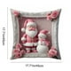 thumbnail image 3 of pstuiky Fundas de almohada navideñas de 45x45 cm (17,7x17,7 pulgadas), fundas decorativas con tela suave y cremallera oculta para decoración del hogar., 3 of 6
