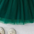 thumbnail image 4 of Girls Ruffle Dress Big Save Toddler Girl Formal Dresses Summer Lace Ruffle Sleeveless Pleated A-Line Wedding Guest Party Dresses Baby Girl Fashion Casual Sundress New Green 2T, 4 of 7