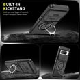 for Google Pixel 8A Case with Rotate Ring Holder Stand & Sliding Camera