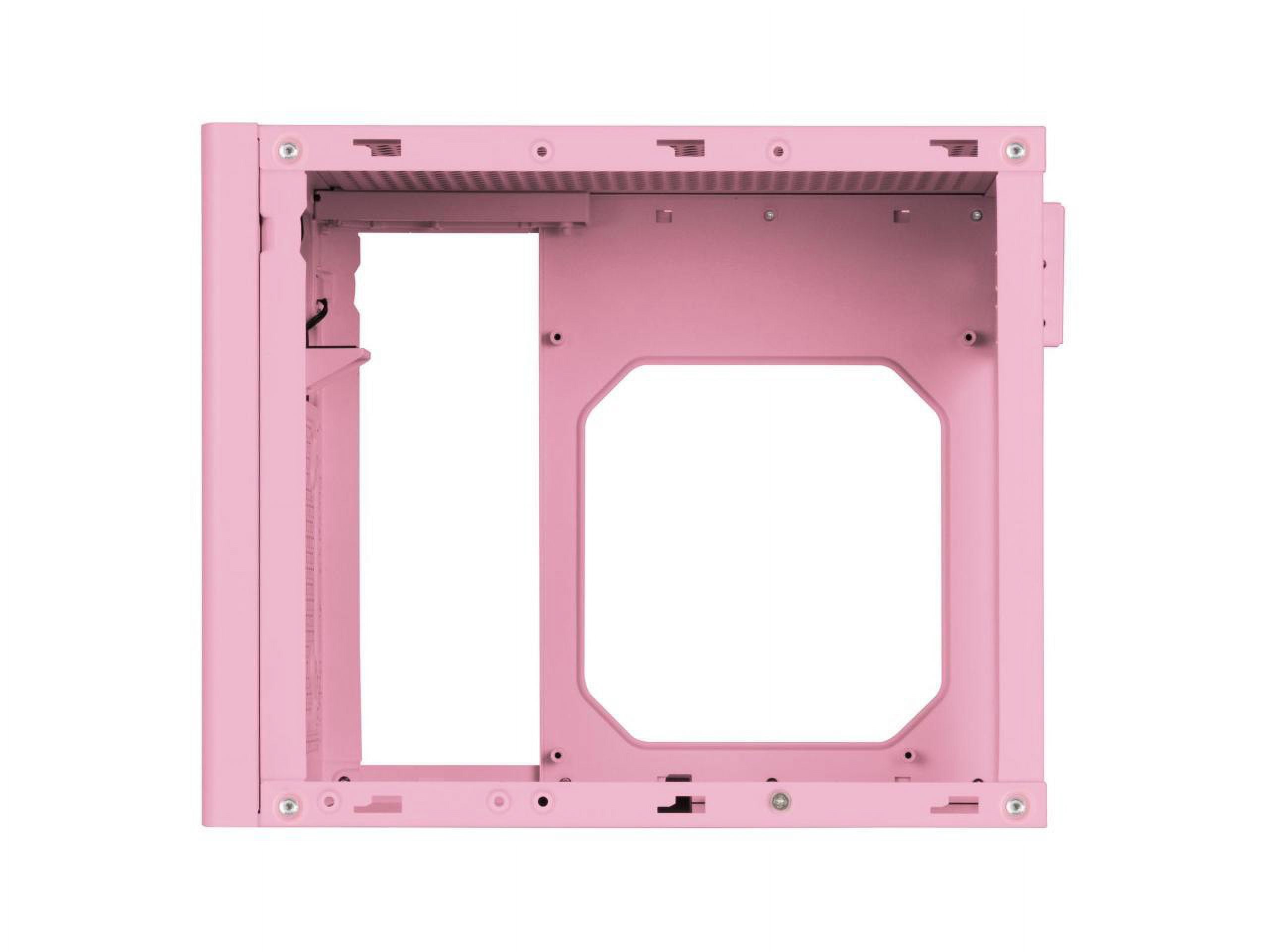 SilverStone Technology SUGO 16 Pink Mini-ITX Small Form Factor case with All Metal Construction, SST-SG16P