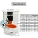 thumbnail image 2 of Piece - Hvac Register Per Tube Ventilation Duct Diameter 80 100 125 150 200 250 300 250 400 Mm (diameter 80mm) Hy, 2 of 3