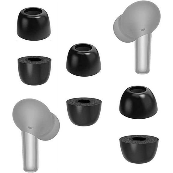 Memory Foam Eartips Compatible with OnePlus Buds Pro Earbuds Ear Tips Earpad by TENNMAK