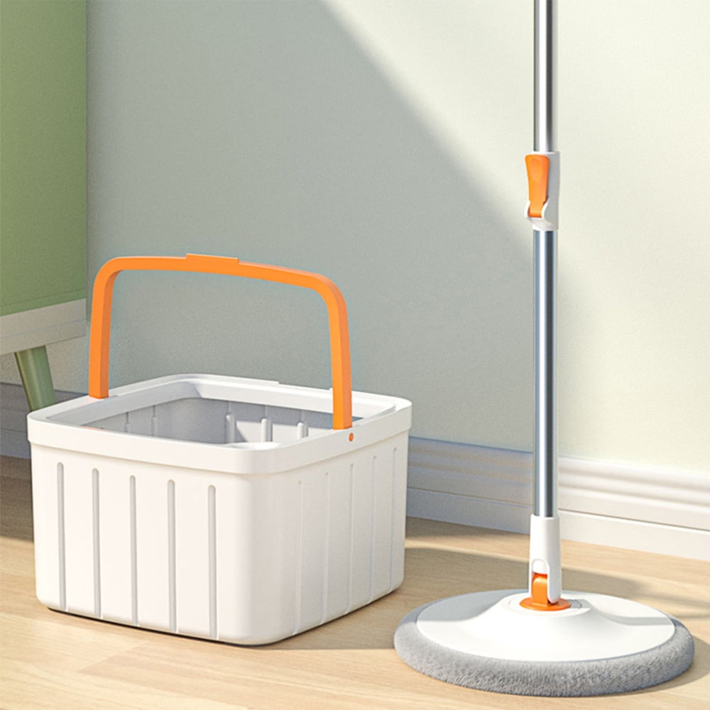 Portable Mini Mop,Self-Squeeze Mini Mop for Small SpacesWet and Dry Use  Cleaning System,Hand Free Squeeze Mop for Bathroom Kitchens Tableware  Desktop