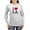 Ash Gray, variant on CafePress - I Love LA Women's Long Sleeve T Shirt - Women's Long Sleeve Graphic Casual T-Shirt
