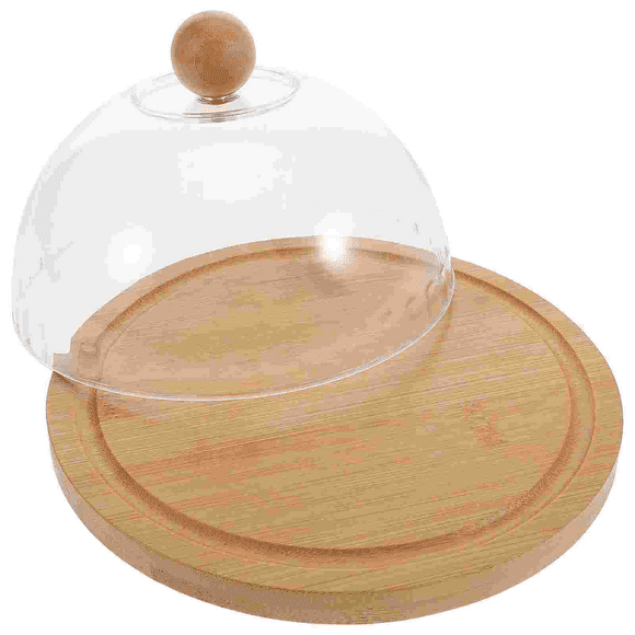Butter Box Cake Stands Cheese Board with Cover Dome Serving Tray Lid Refrigerator Multi 18.00X18.00X11.00CM