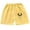 Yellow, variant on Kids Summer Sports Shorts Adjustable Waist, Breathable Age 0-8 Years