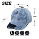 thumbnail image 2 of Gorras de béisbol para mujer, sombrero para el sol Unisex a la moda, sombreros de tamaño ajustable para verano e invierno, gorra de béisbol de felpa con estampado de pentagrama de piel sintética de, 2 of 5