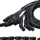 thumbnail image 2 of Cables de bujías,Cables de bujía de 8,5 mm con núcleo en espiral,color negro,reemplaza,Cables de bujías Puntas de 45 a 135 grados, 2 of 8