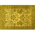 thumbnail image 1 of Ahgly Company Indoor Rectangle Animal Yellow Traditional Area Rugs, 2' x 3', 1 of 4