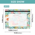 thumbnail image 3 of Cute Birds Branches Leaves Flowers Spring 3-Ring Binder Pouches A4 Size Zipper Pocket File Storage 2 Packs, 3 of 6
