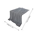 thumbnail image 3 of Meitianfacai Synthetic Fiber Fabric Twill Blanket, Black, 3 of 5