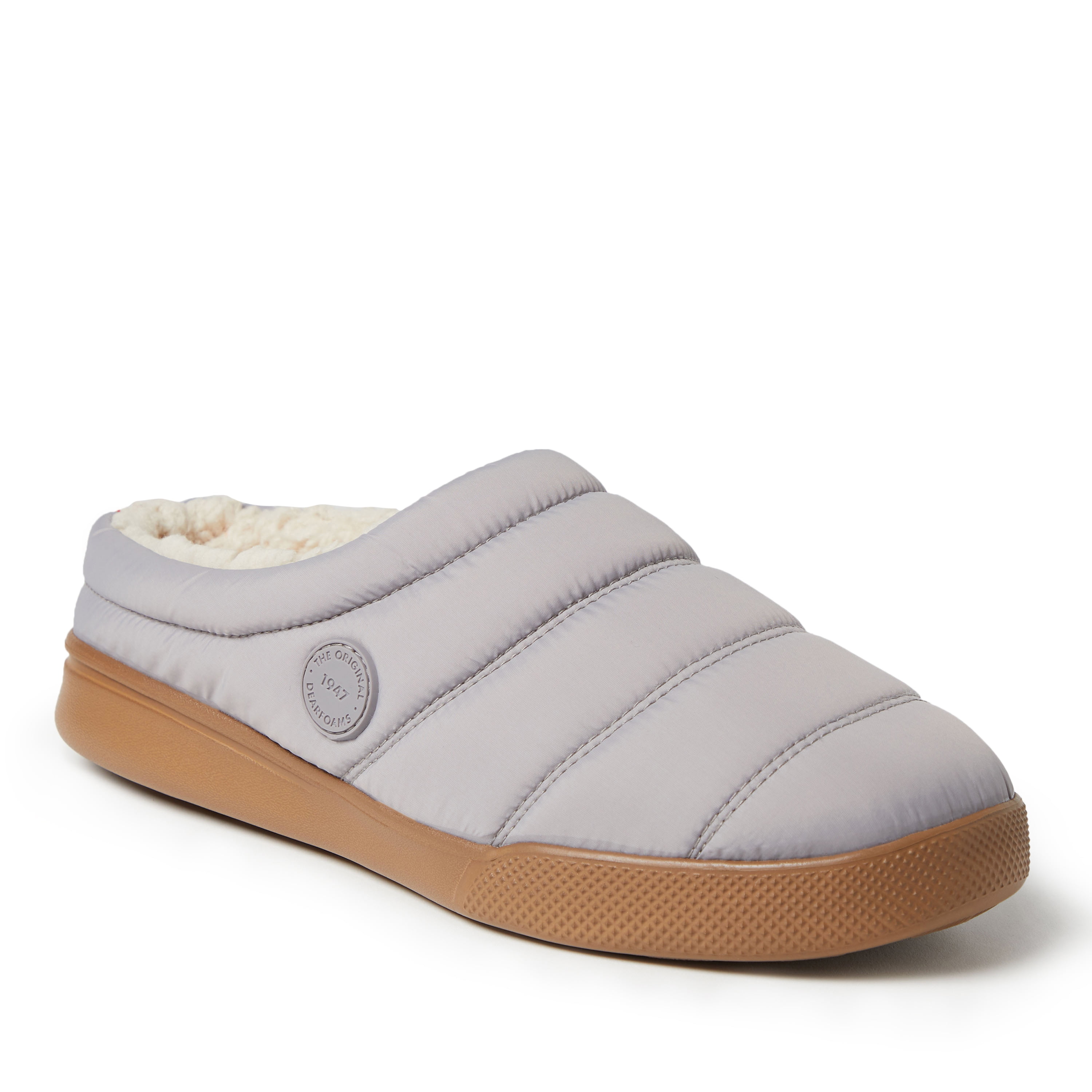 Dearfoams Men's Andre Nylon Sport Lounge Slip On Clog Indoor/Outdoor