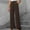 Coffee, variant on Hyknon Pants for Women 2024 Casual High Waisted Solid Color Wide Leg Pants Temperament Loose Fitting Soft Comfortable Business Pants