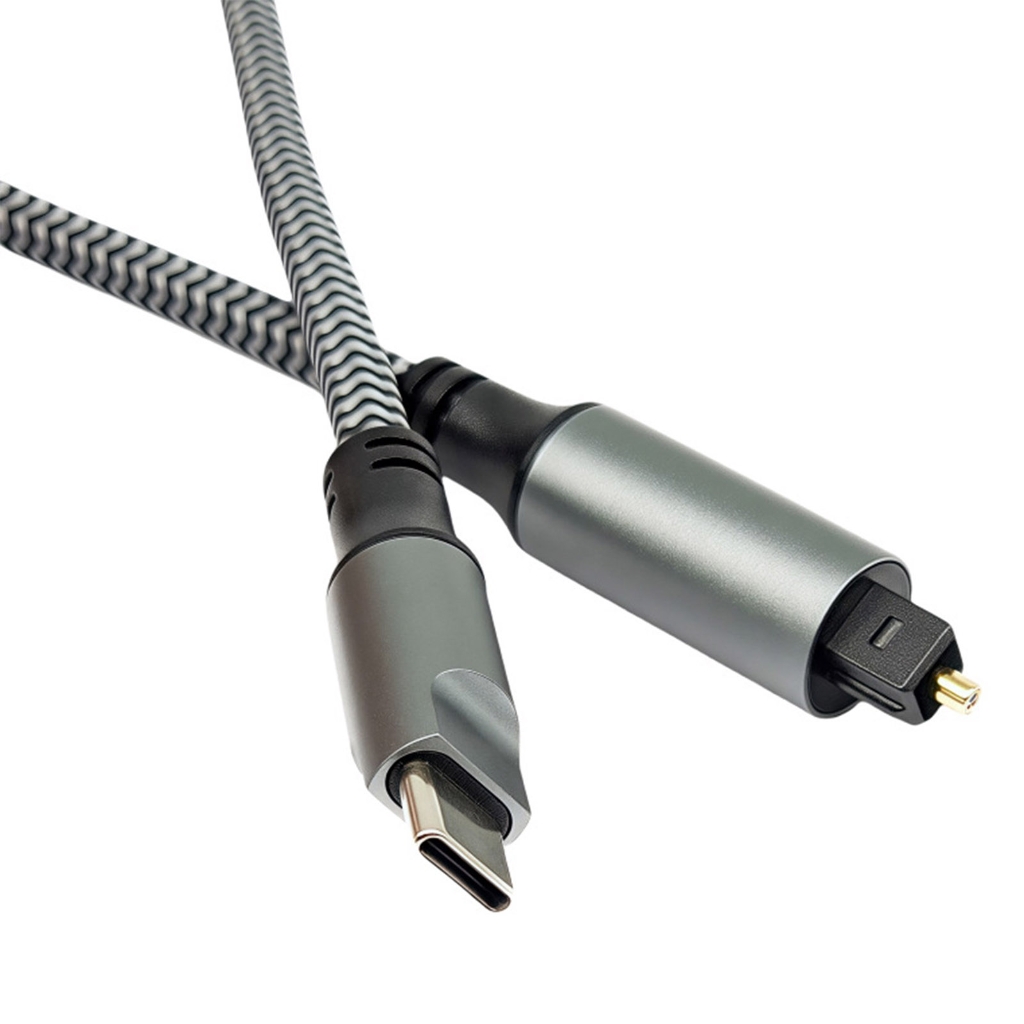 Fiber Optical Digital Sound Cable USB C To SPDIF Converter Transmission Adapter